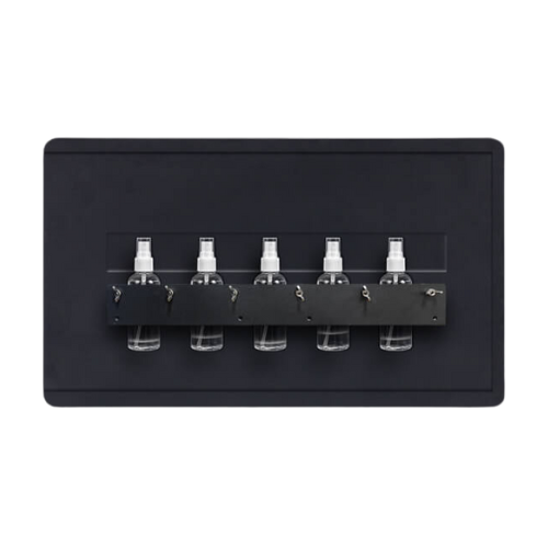 SCENTBOX Internal Refill System - 5 perfume bottles dispensing mechanism